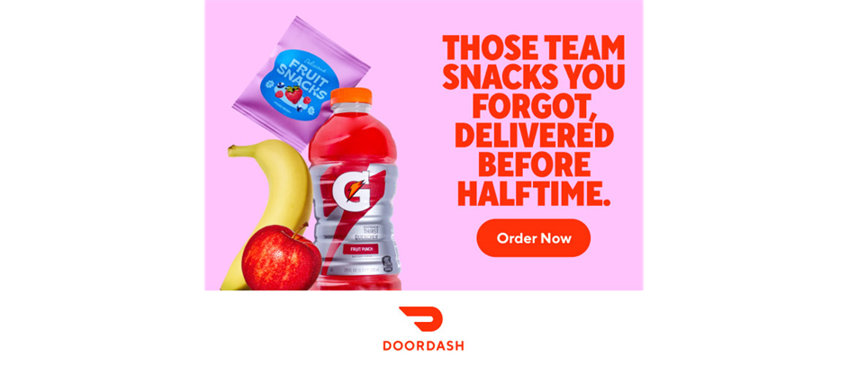 Door Dash is our newest sponsor!