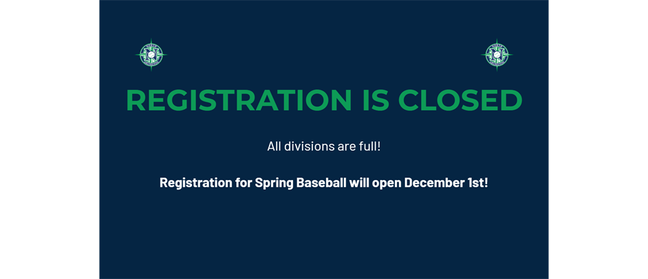 FALL REGISTRATION IS CLOSED